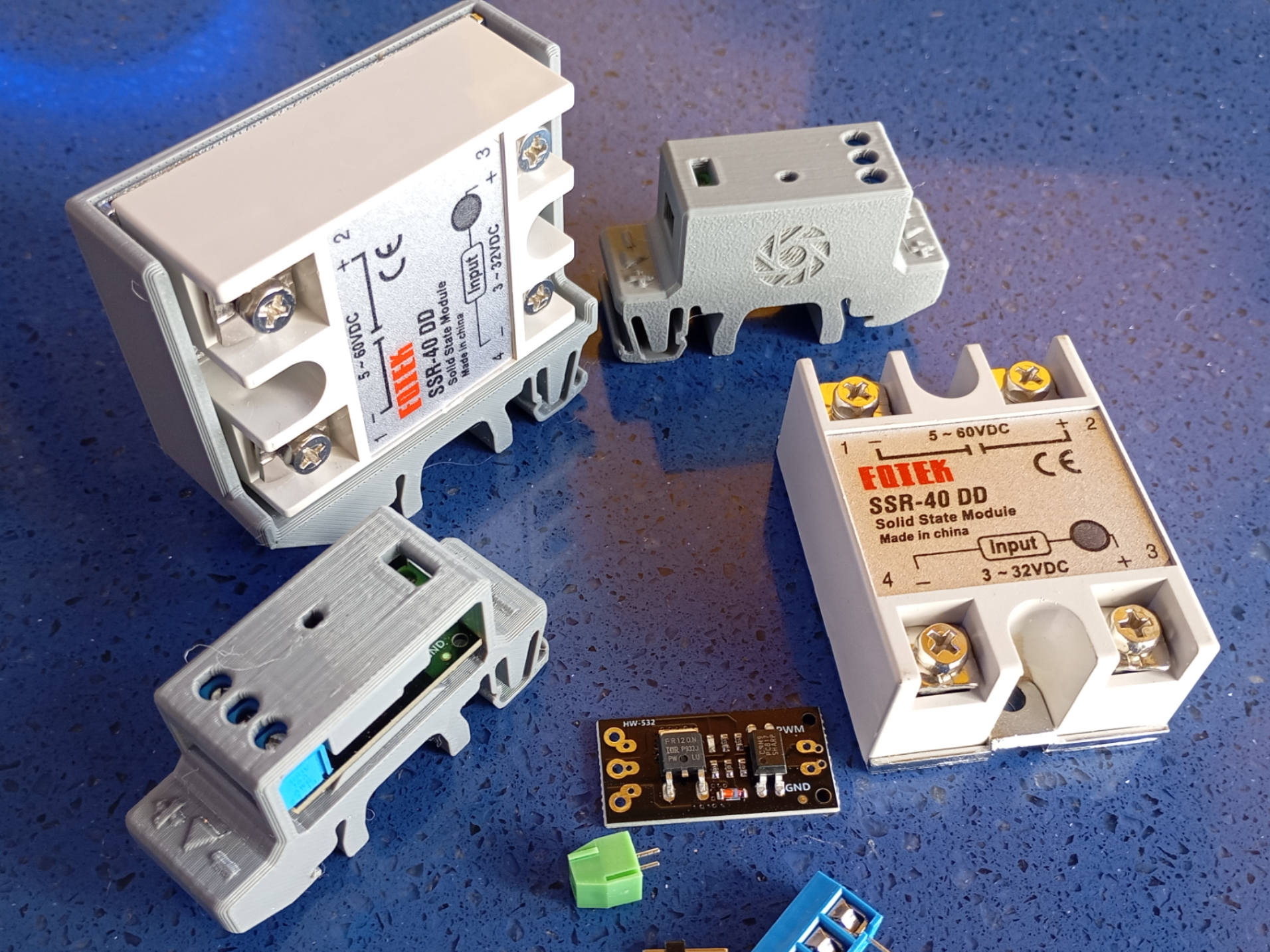 orama industrial series "ssr din rail mount"
