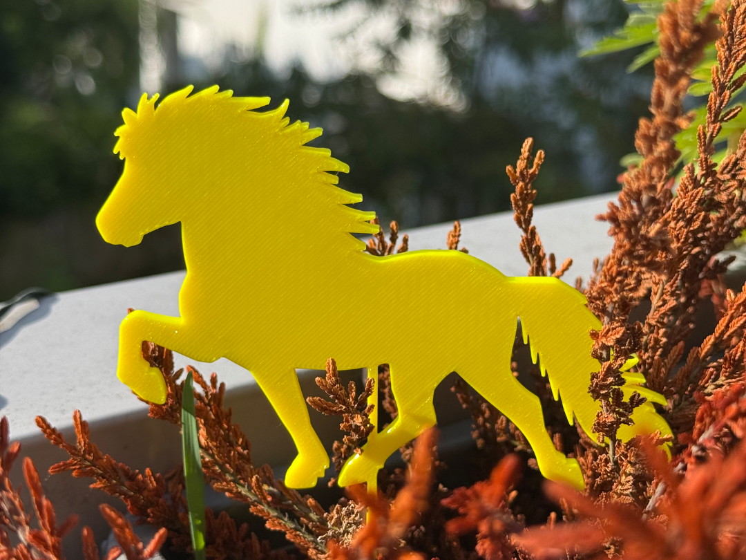Icelandic Horse Plant Stake / Cake Topper