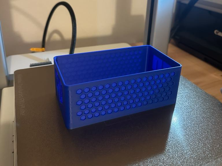 Zberná krabička na odpadový filament pre 3D tlač