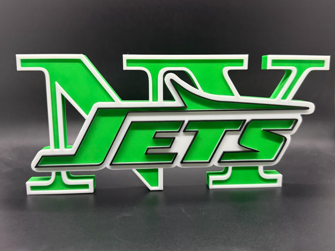 NY Jets Logo Stand or Wallart