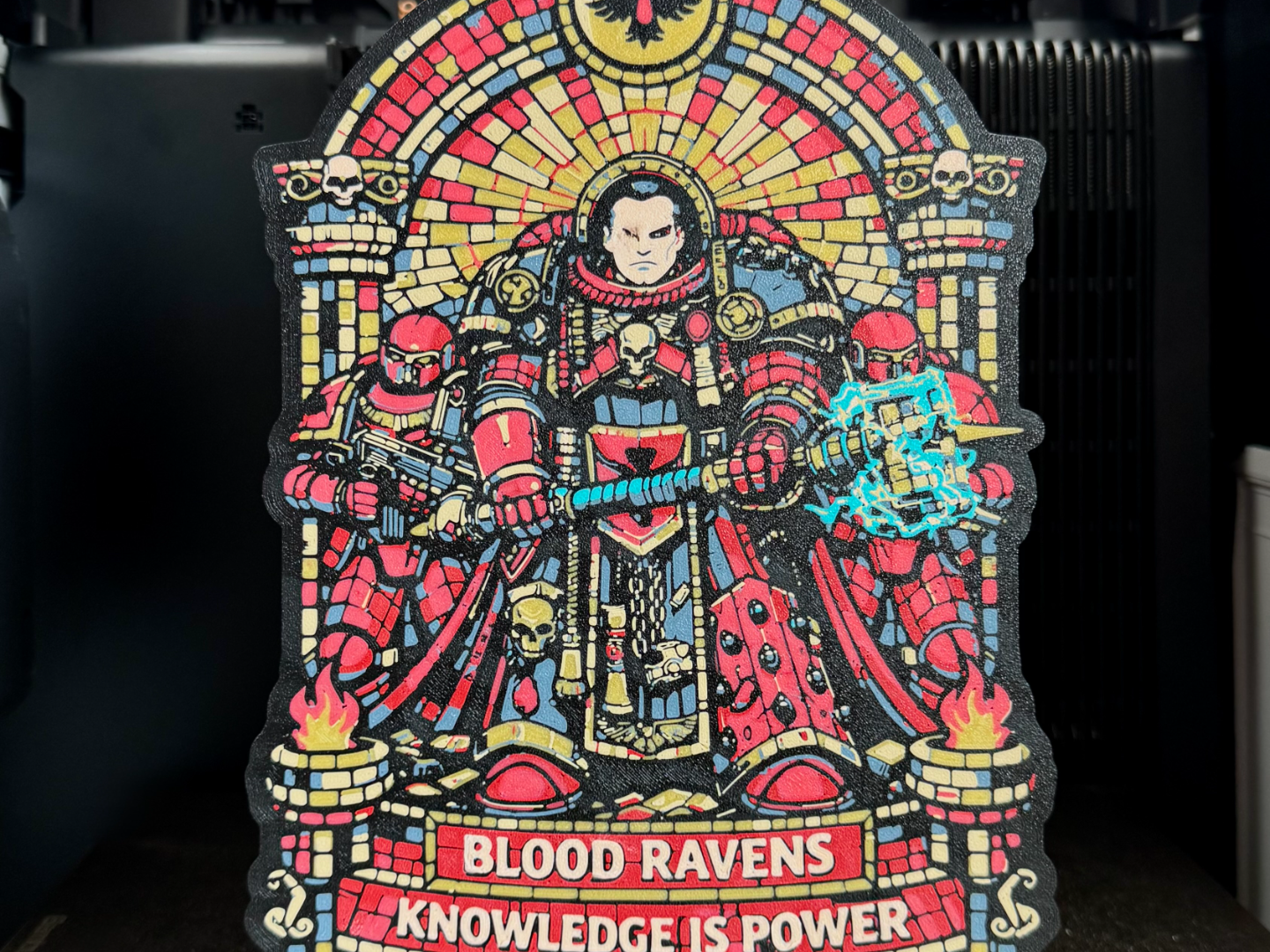 Blood Ravens Legion 40k Lightbox; Space Marine