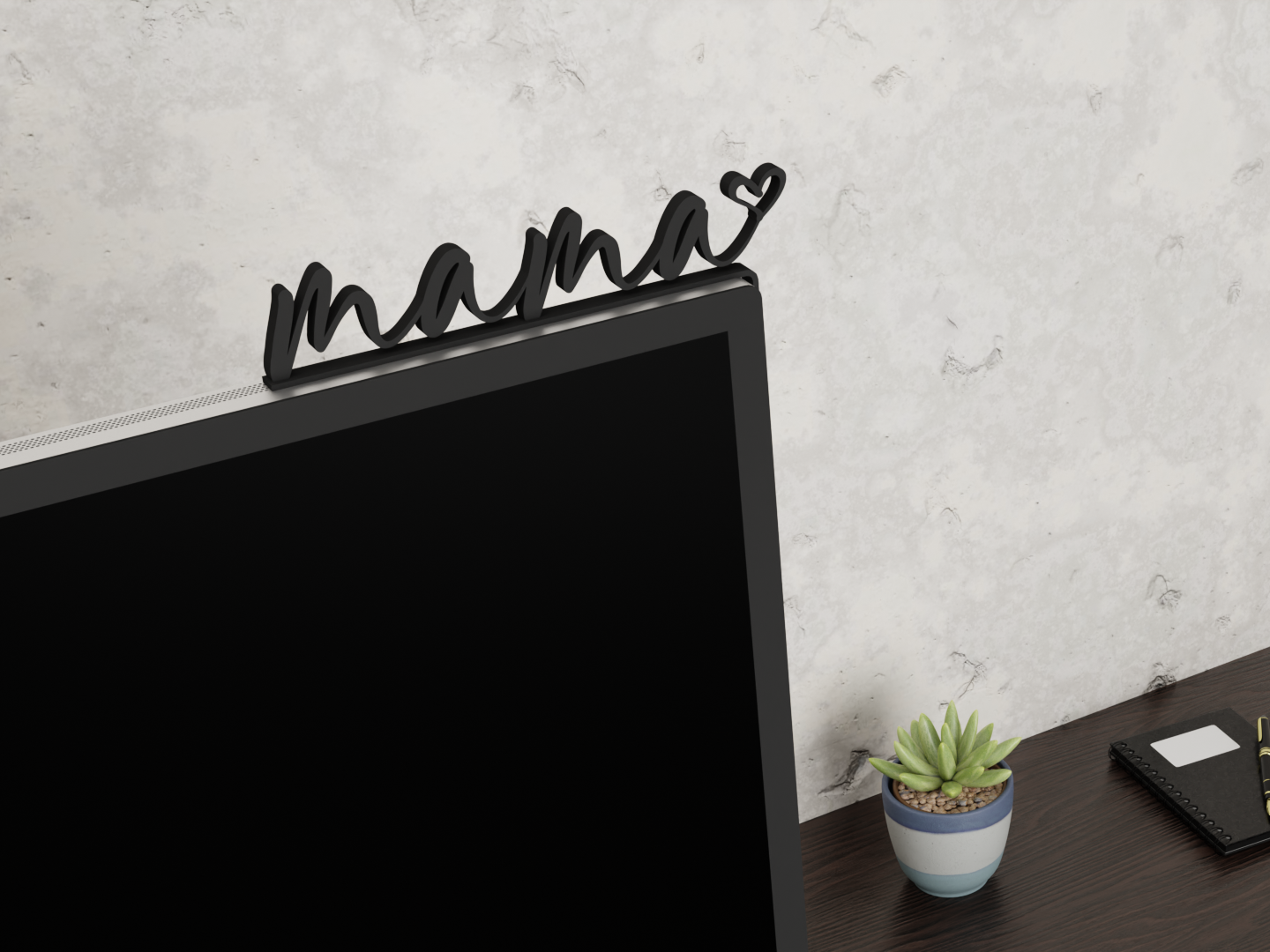 Mama Monitor Display Decor