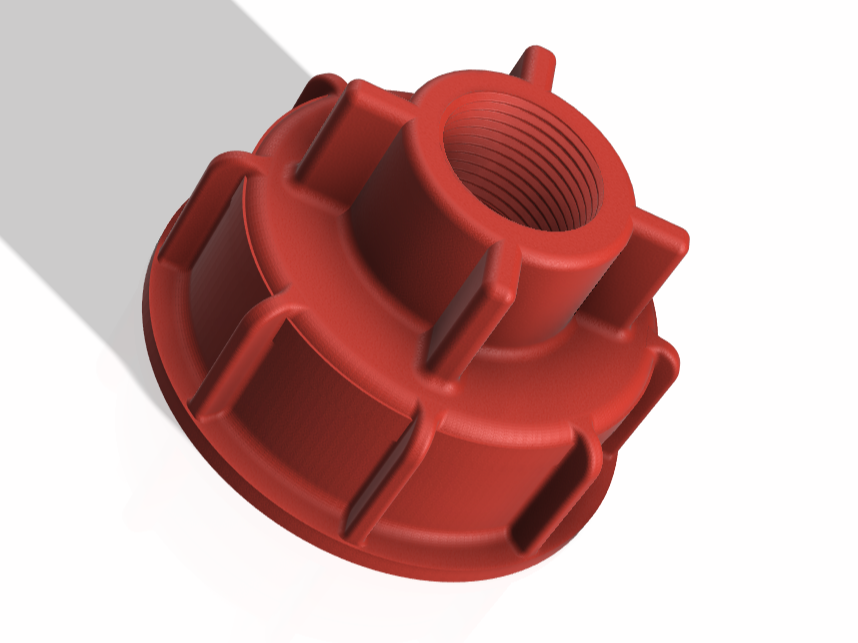 Raccord récupérateur cuve eau 1000L S60x6 FBSP3/4"
