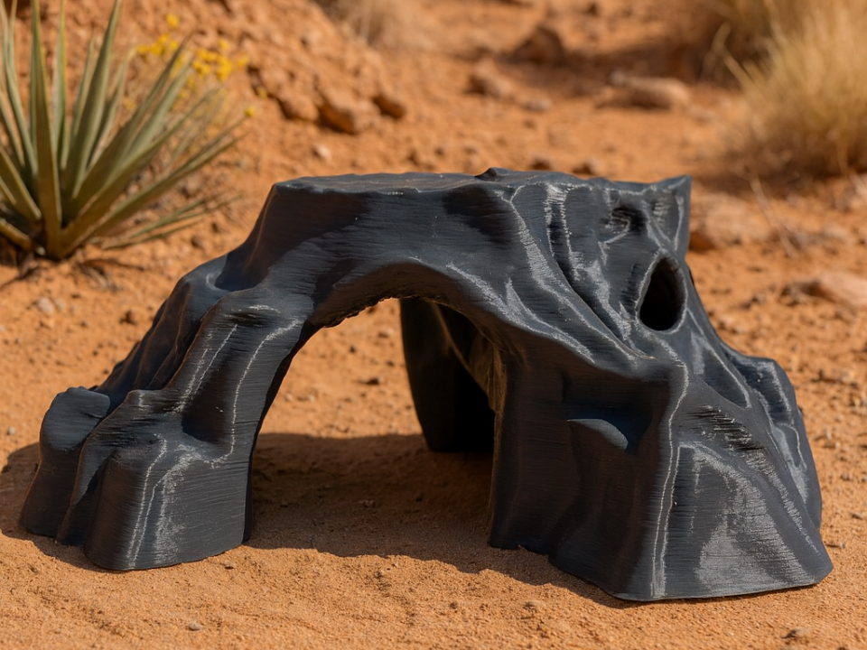 Stump Hideouts Cave, Reptile Hide & Small Critters
