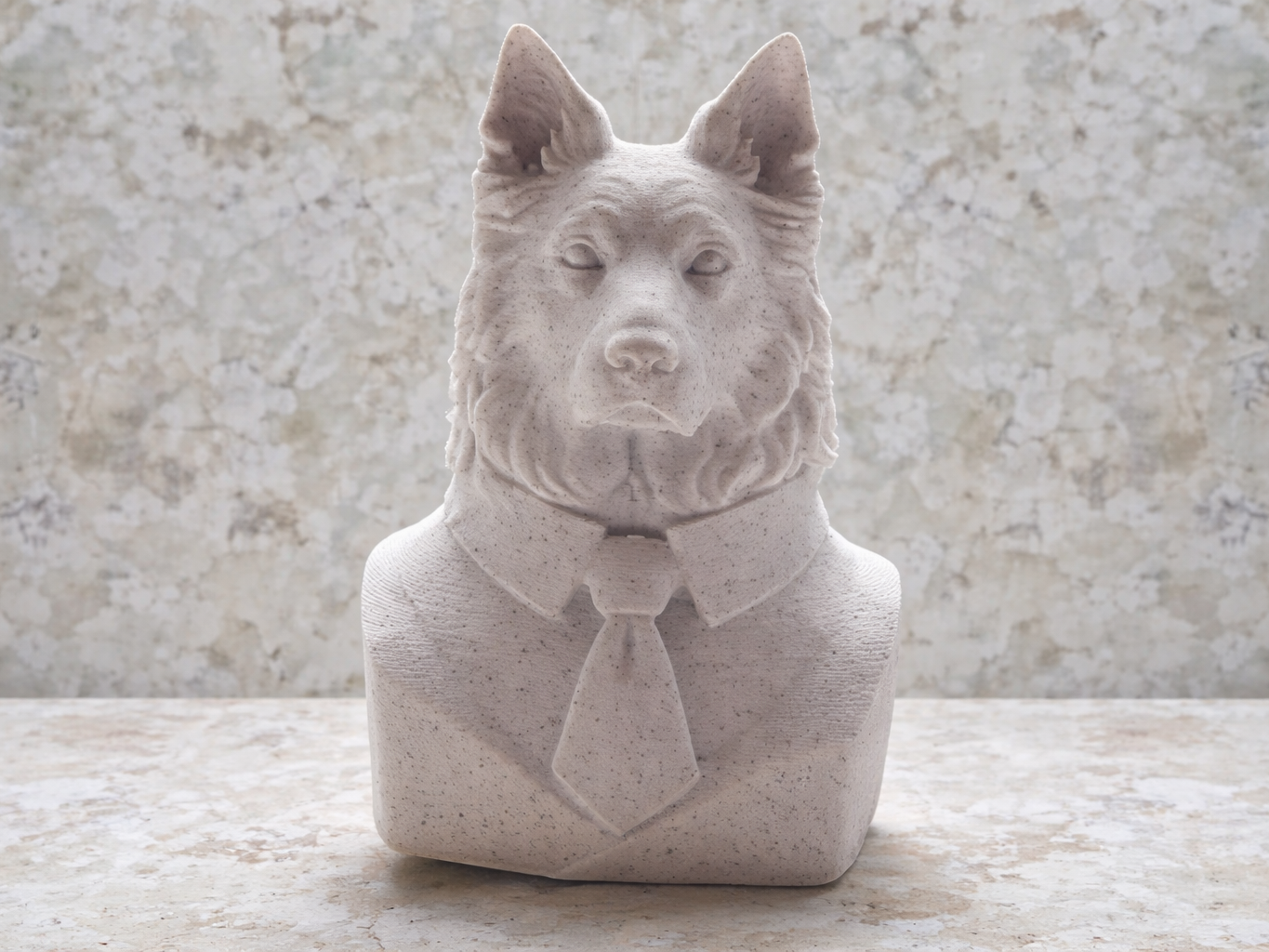 German Shepherd Executive Gentleman Bust