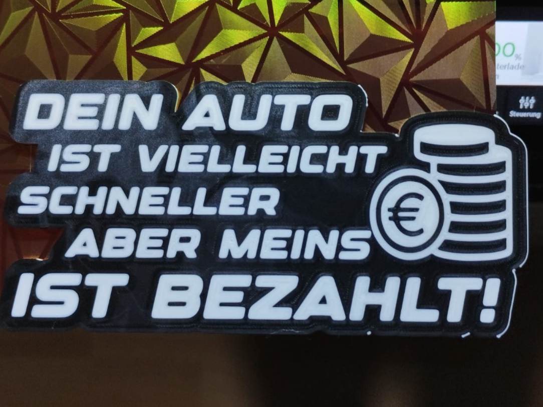 Mein Auto ist bezahlt