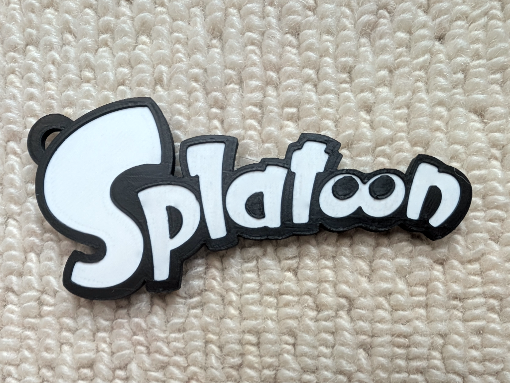 Splatoon Logo Keychains