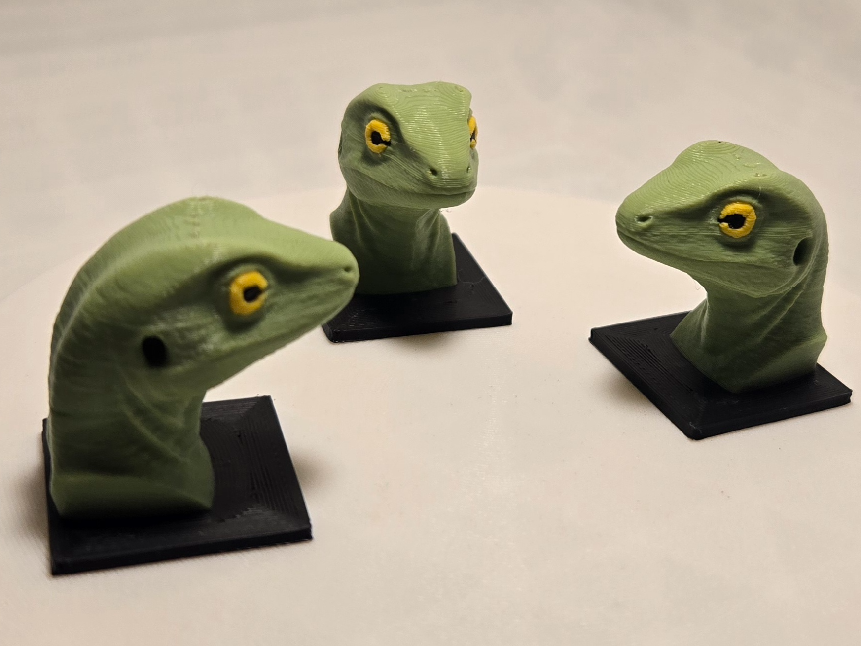 lizard bust