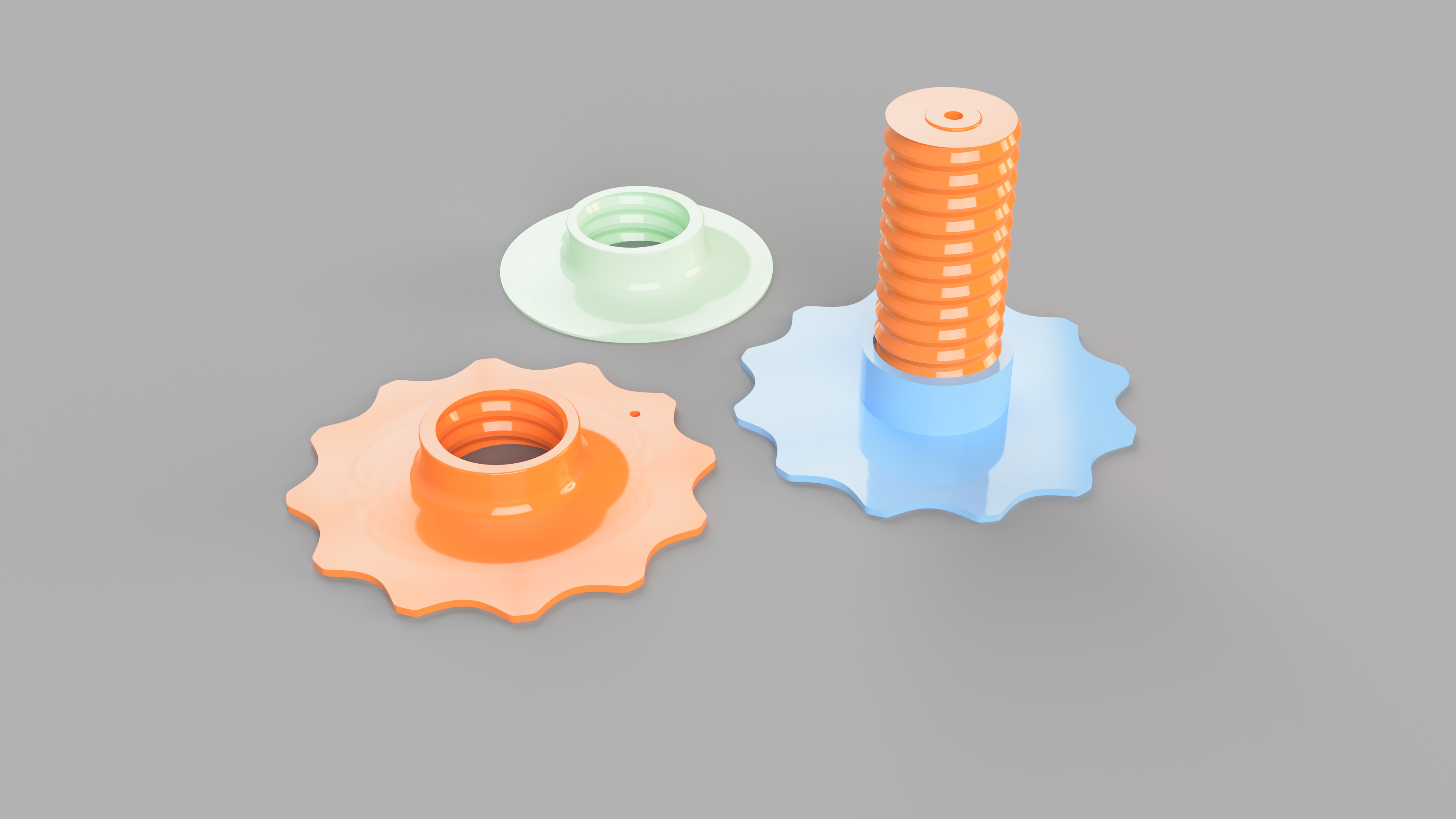 Python AMS - Spool Holder Step Files