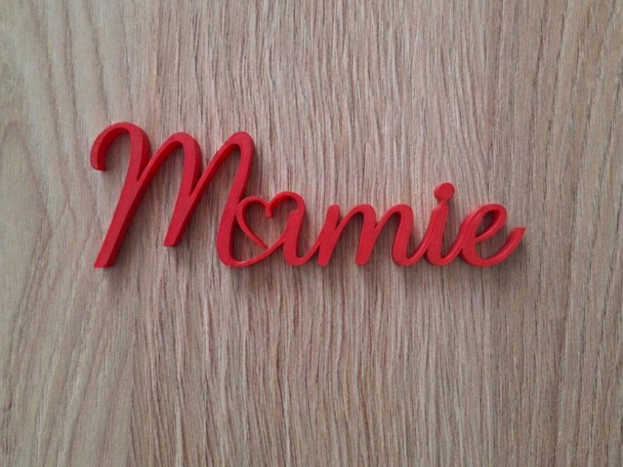 Mamie a poser