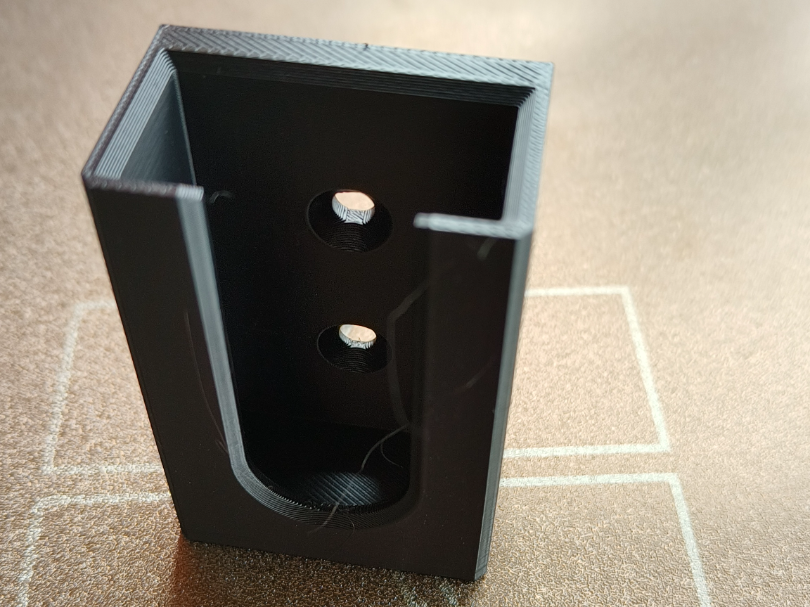 Folding ruler wall mount