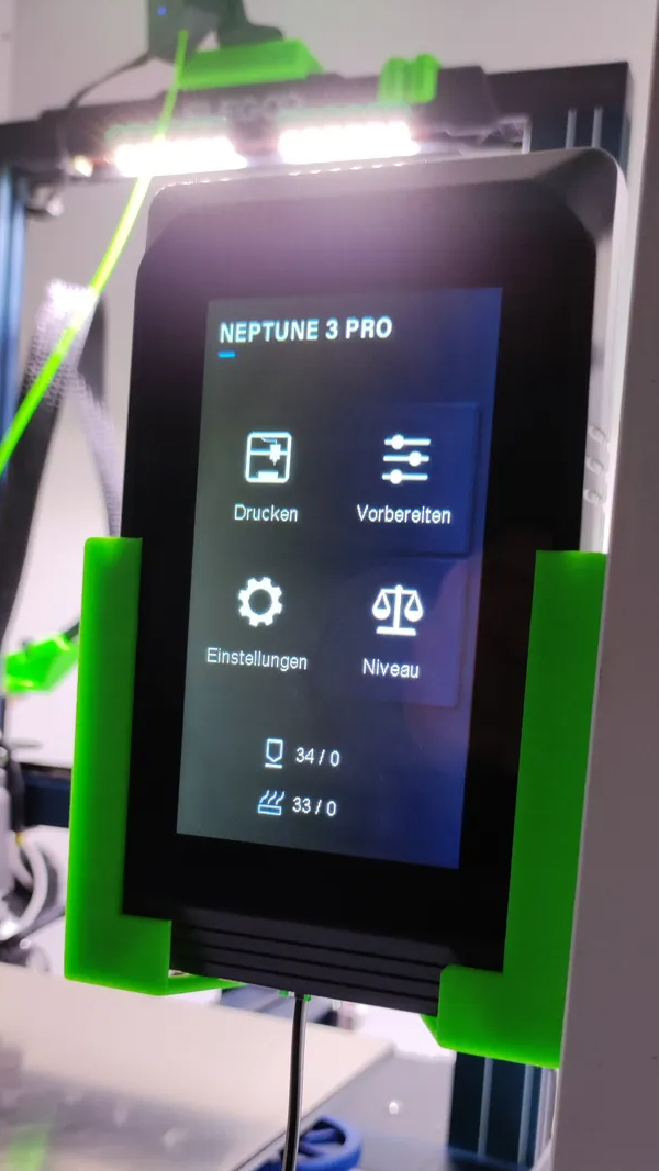 Elegoo Neptune 3 Pro, 4 & 4 Pro Display Halterung