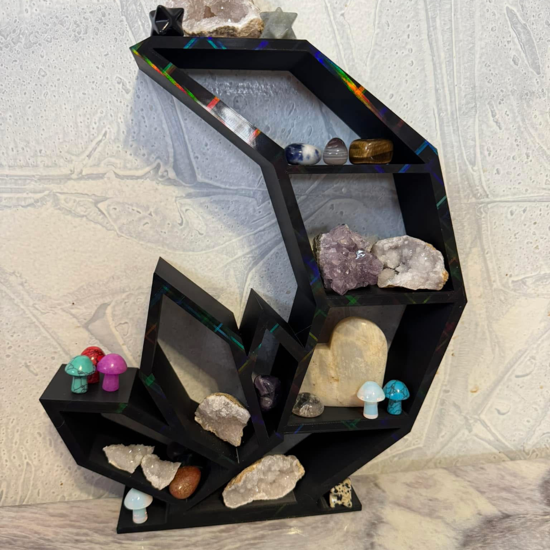 Crescent Moon with geode