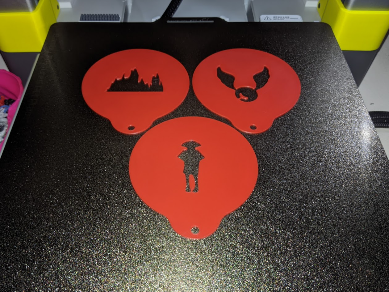 Wizarding World Coffee Stencil Set - Volume 3