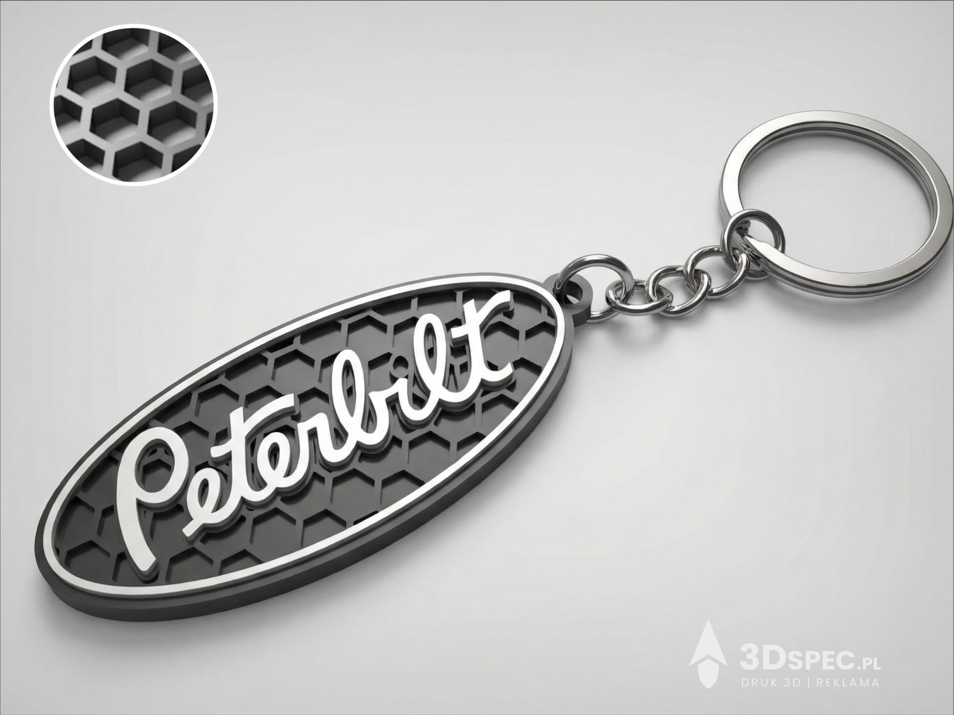 Peterbilt | Honeycomb Trucker Edition keychain