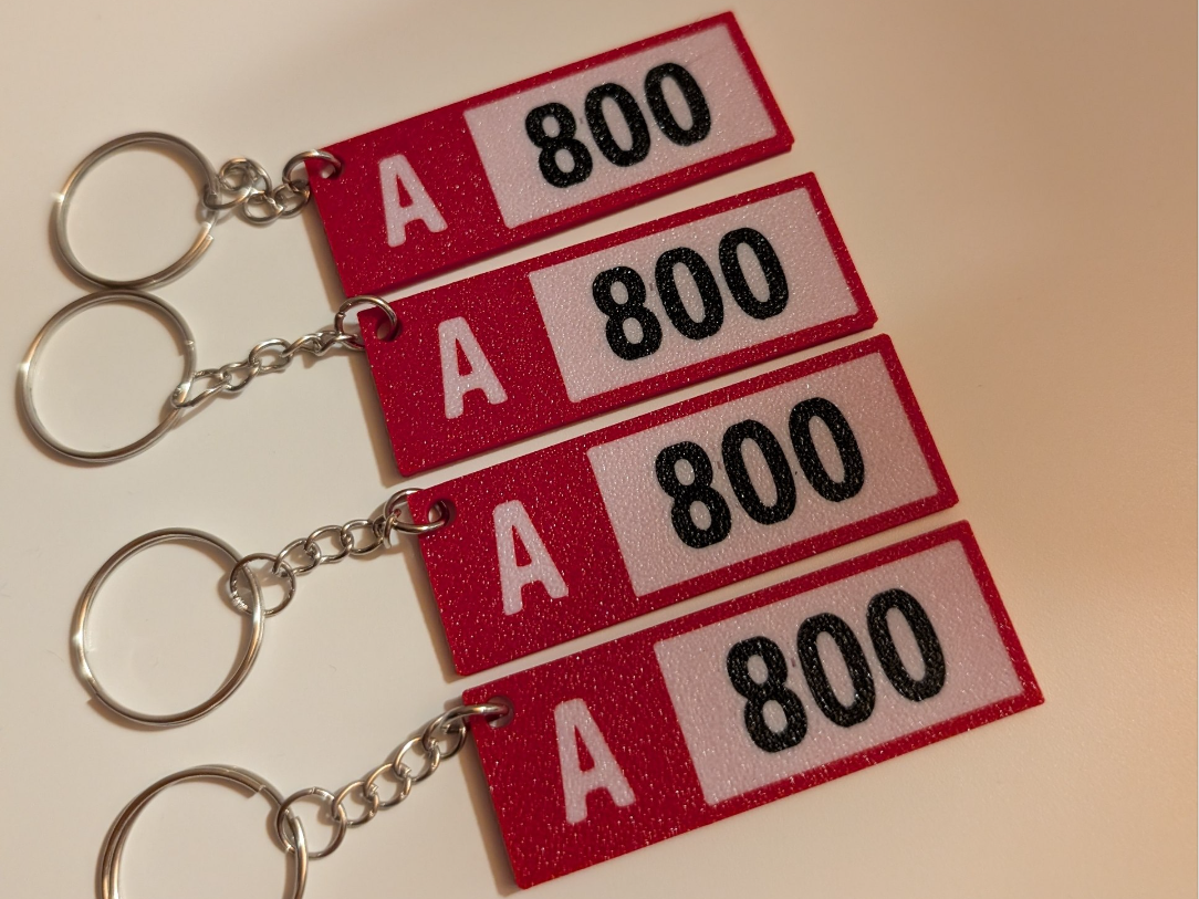 ForzaHorizon car tag keychain