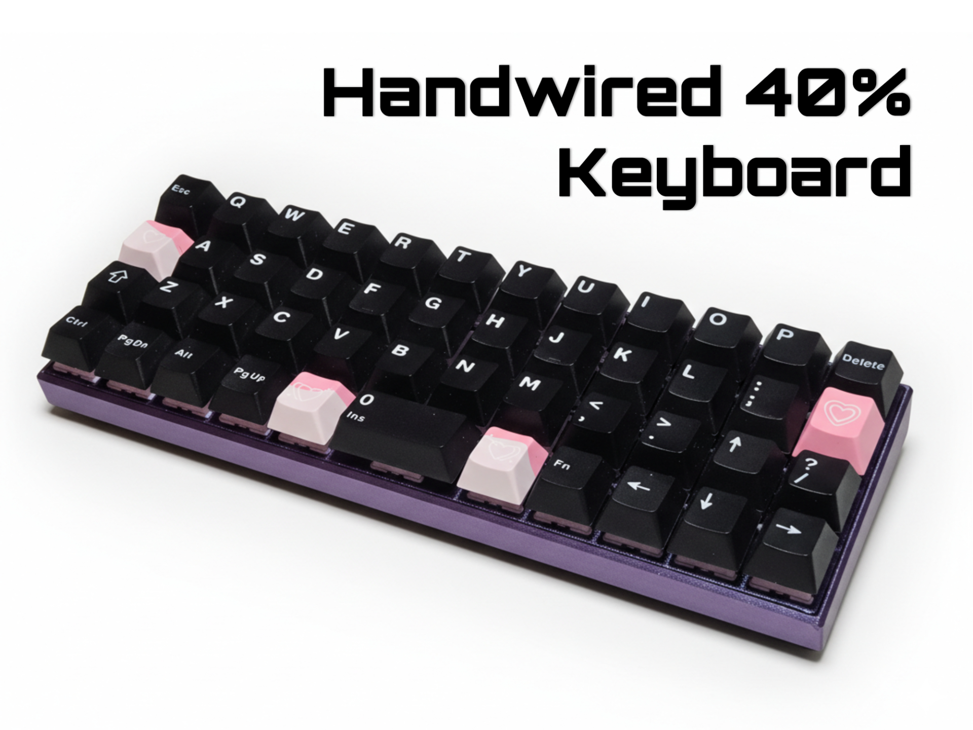 3D Printed Handwired 40% Keyboard