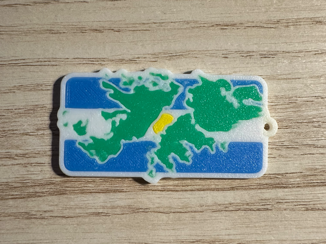 Islas Malvinas Keychain (with and without AMS)