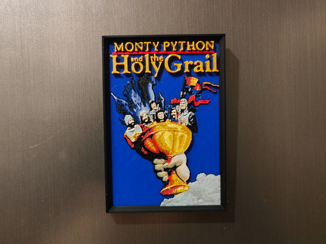 Monty Python and the Holy Grail poster magnet