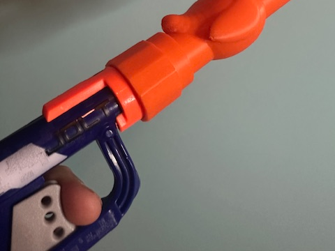 Duck Nerf Gun Barrel