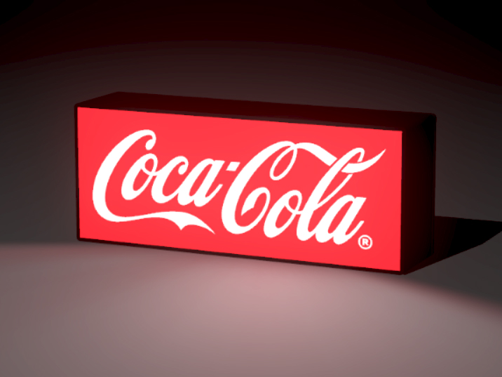 Coca Cola Lightbox | LED Lamp