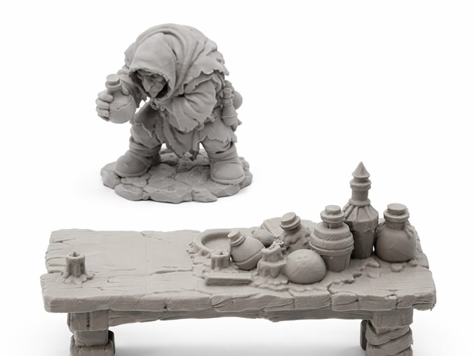 Wandering Alchemist & Potion Workbench