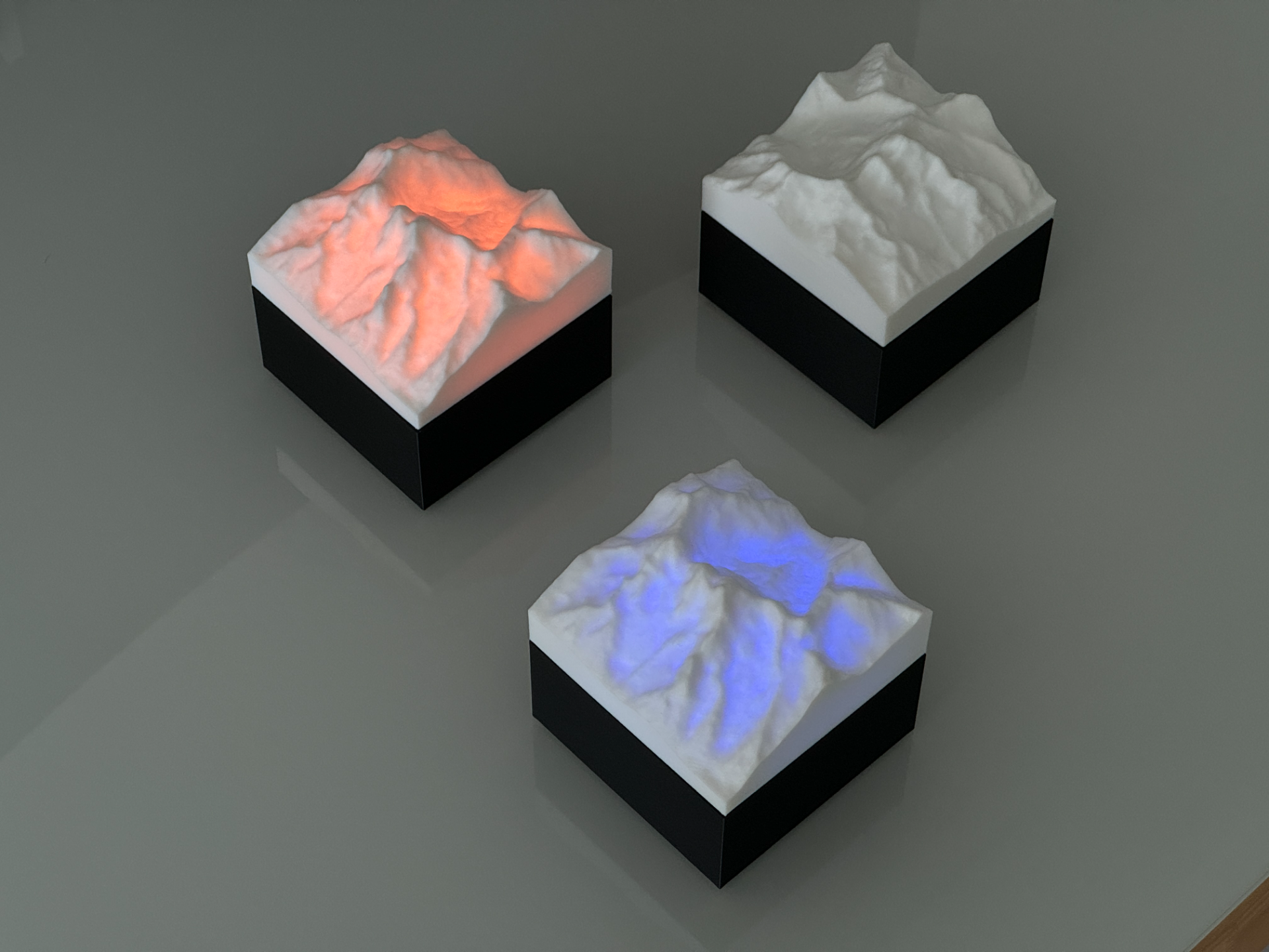 PeakLight: Topographic Ambient
