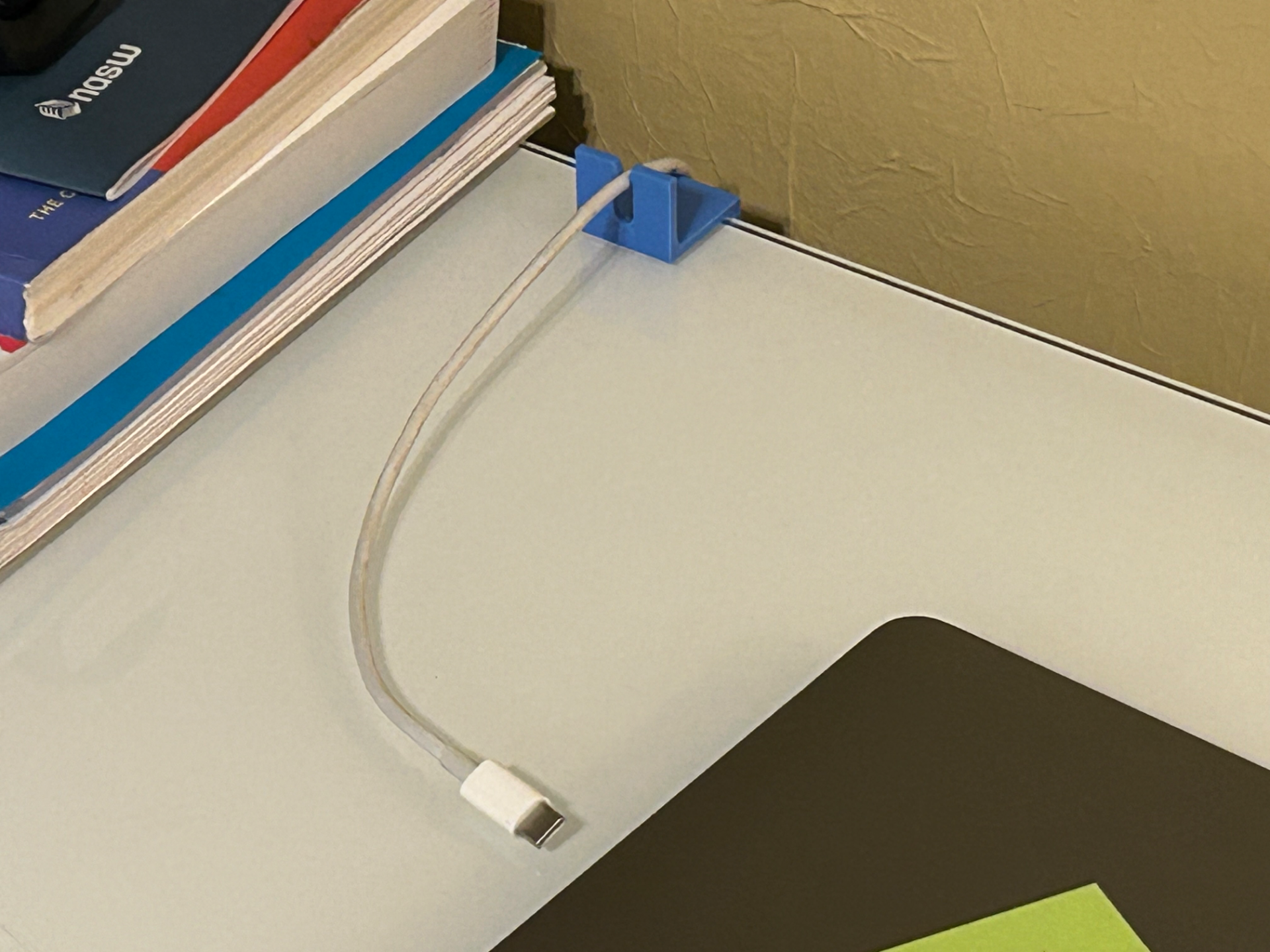 Costco-Type Glass Top Charging Cord Clip