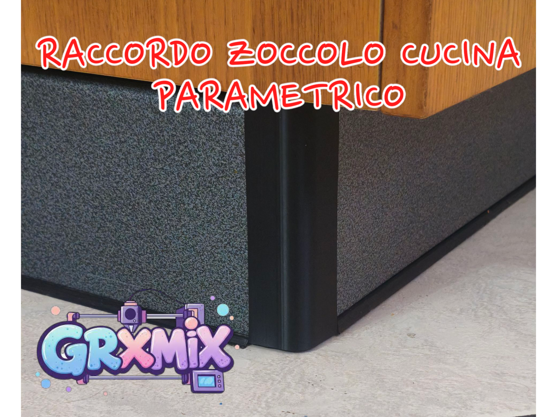 Raccordo Zoccolo Cucina Parametrico