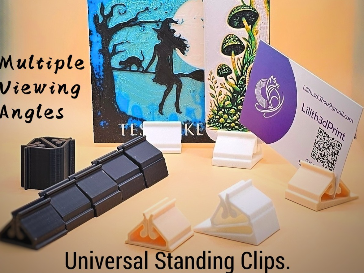 Multi-Angle Display Clips