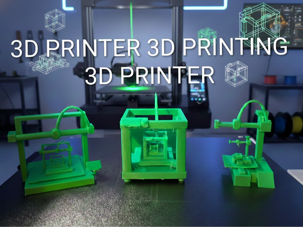 3d Printer Printing 3d Printer