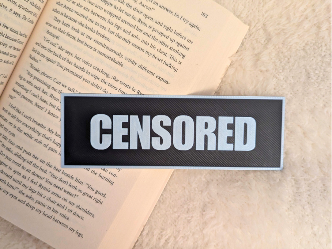 CENSORED Bar Bookmark