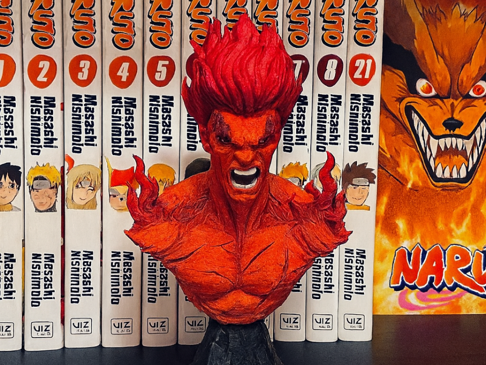 Might Guy Bust – Naruto Anime Display Statue