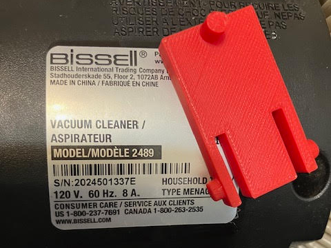 Bissell Cleanview Rewind Model 2489 power switch