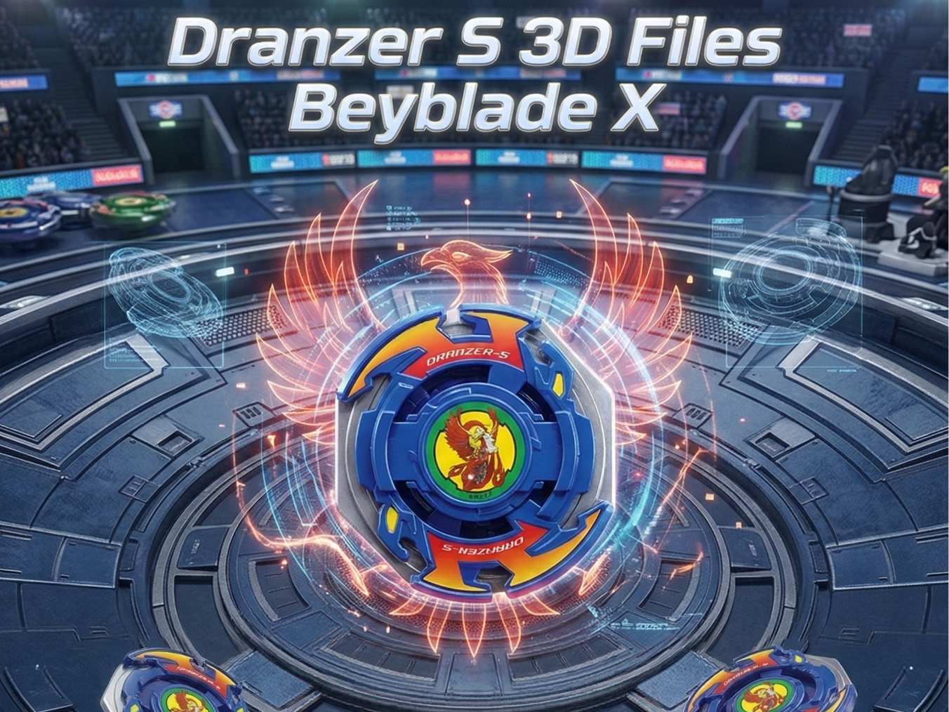 Dranzer Beyblade x 3D