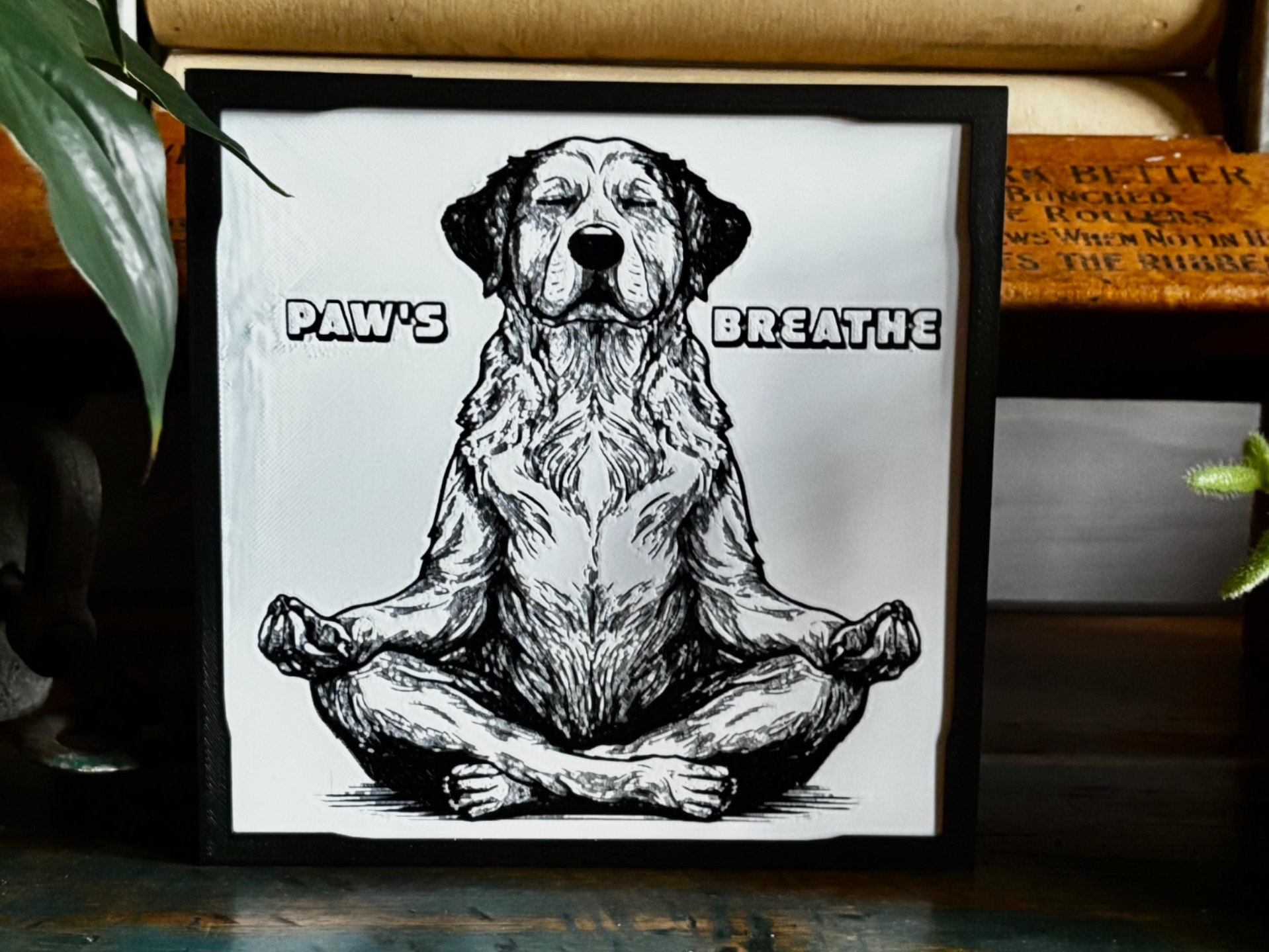 Yoga Dog 2D art