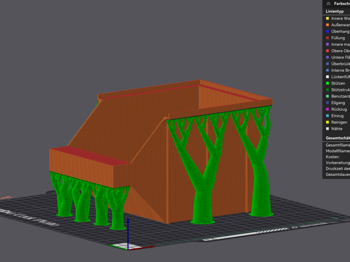Stapelbare Lagerbox mit den Maßen 180x110x105mm