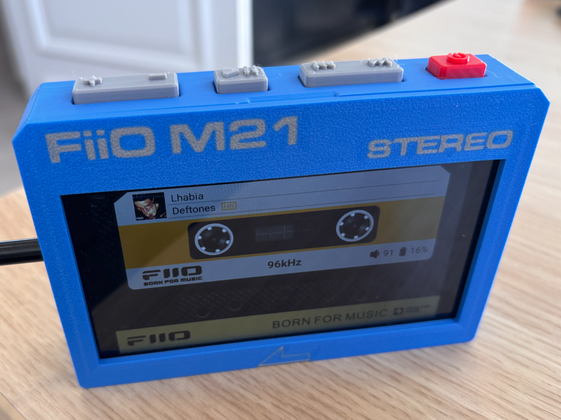 Cassette case for FiiO M21
