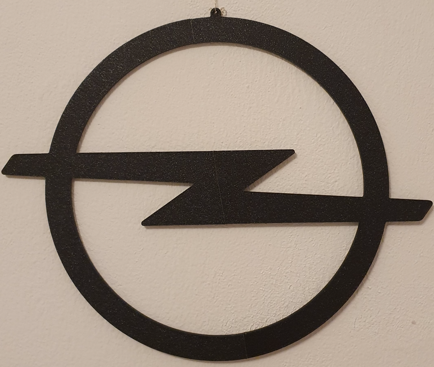 Opel logo on the wall