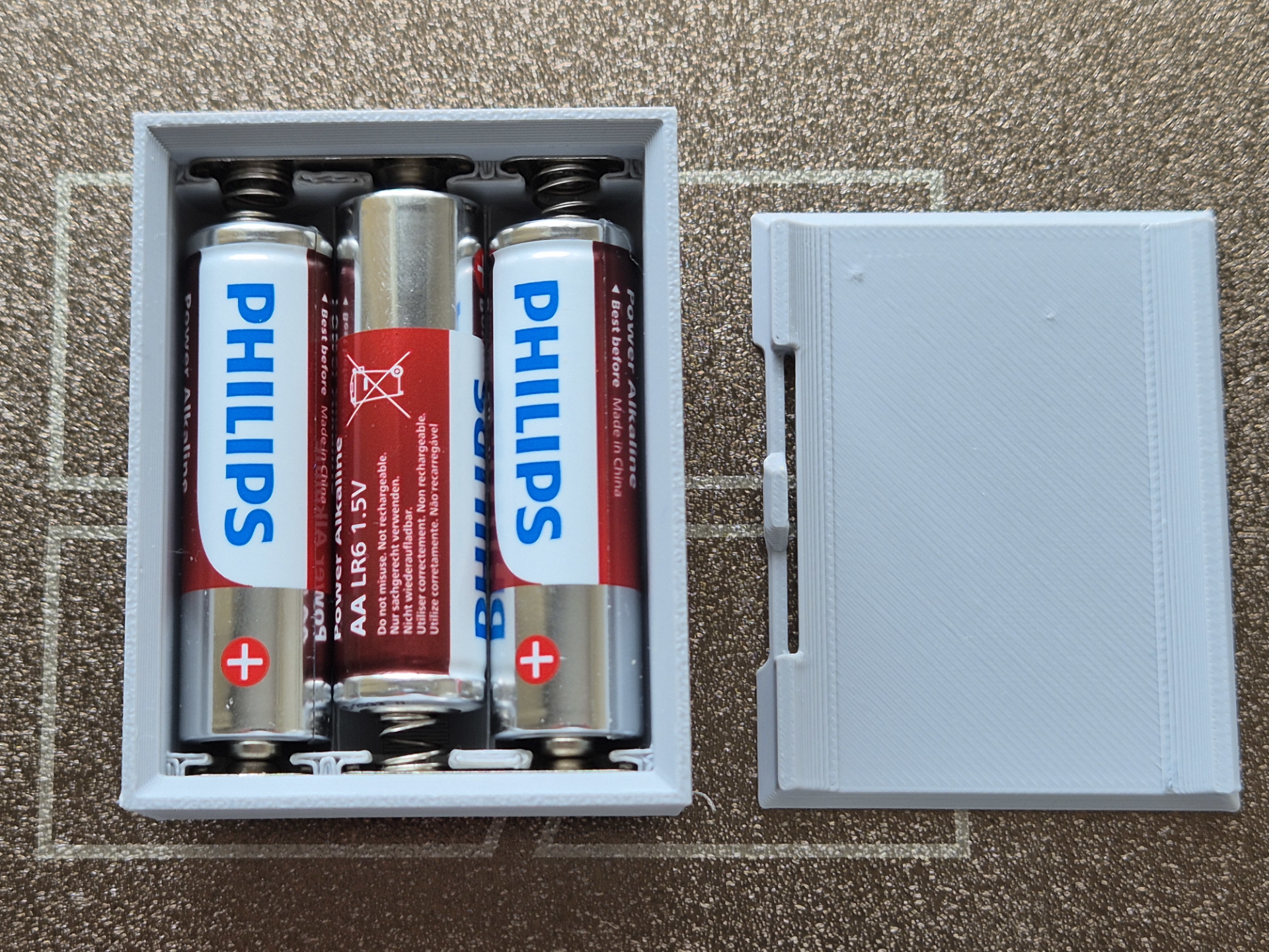 AAx3 Battery Compartment Module with Lid