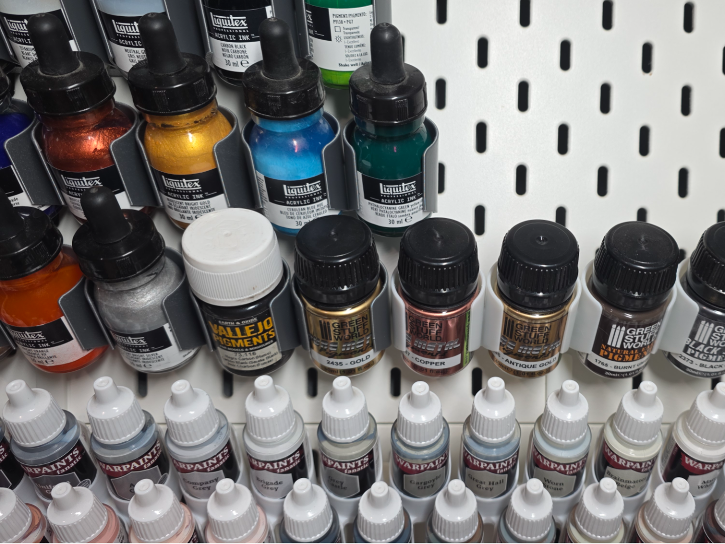 Liquitex and other 36mm container rack for SKADIS