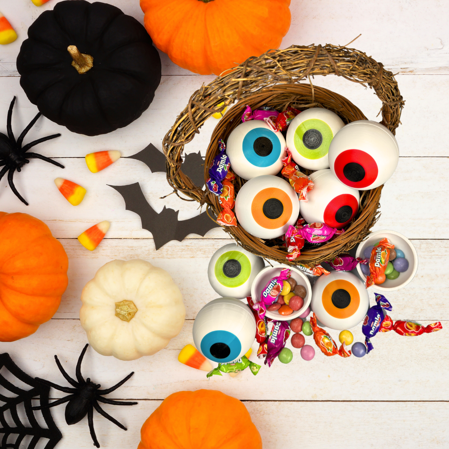 Halloween eyeballs for candy