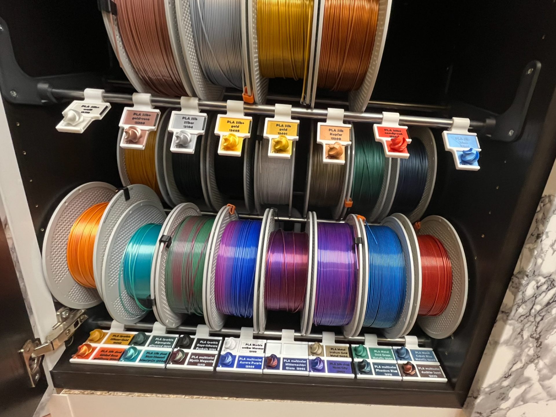 IKEA BESTA Filament Storage System (21–24 Spools)