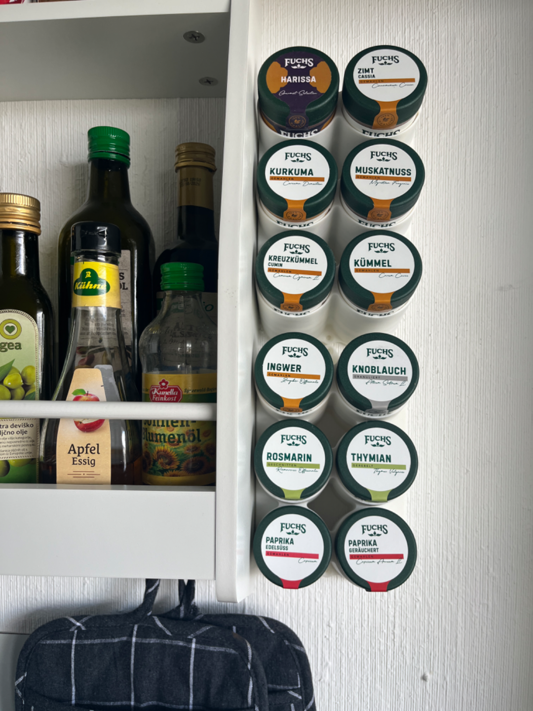 spice rack (wall-mount/side-mount)