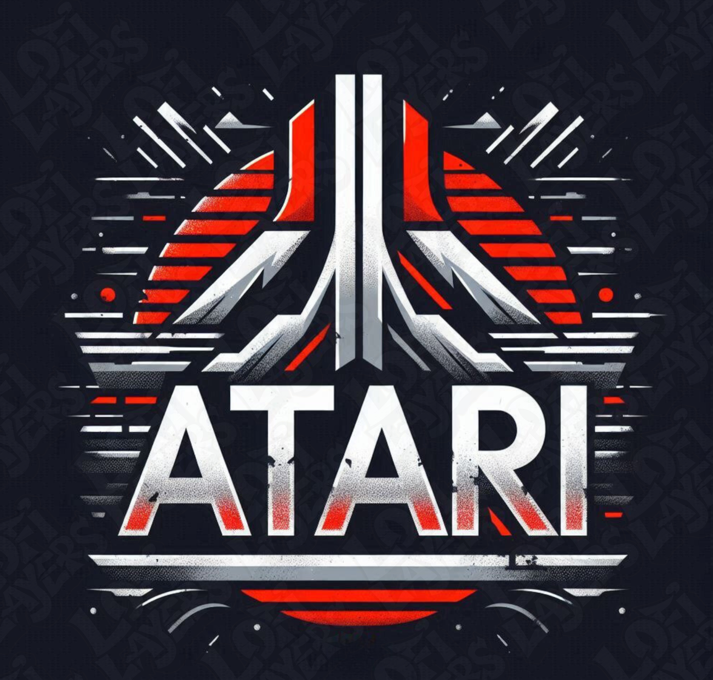 Atari Logo Hueforge