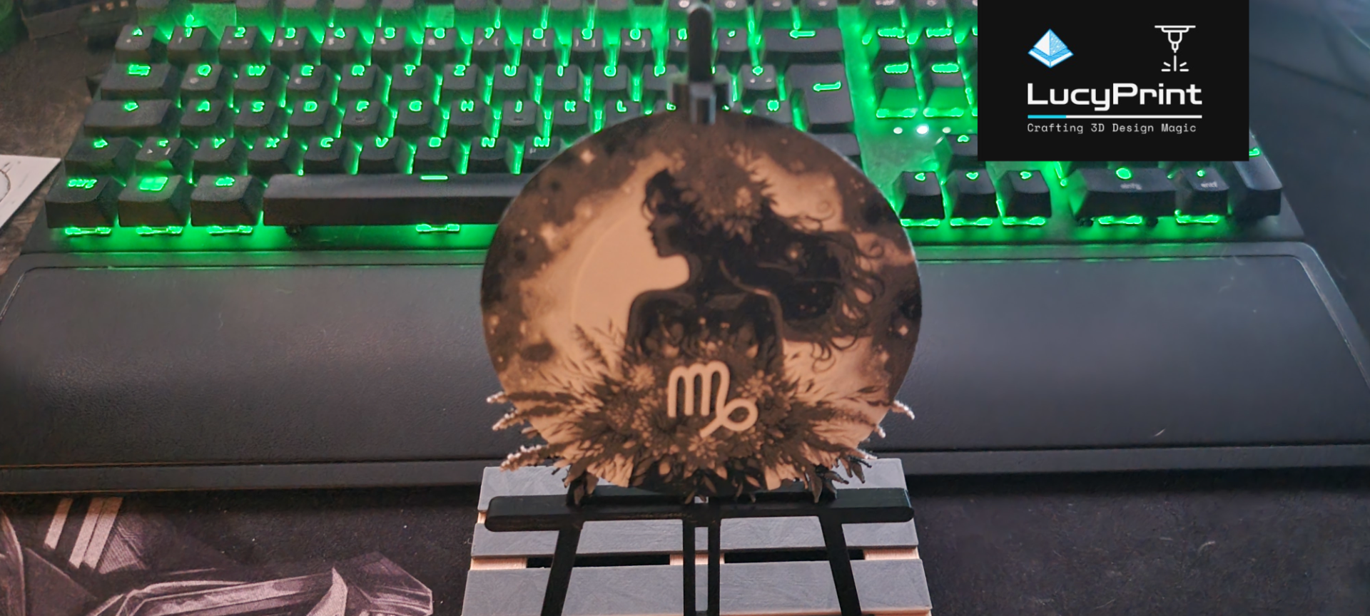 Zodiac sign Virgo - HueForge