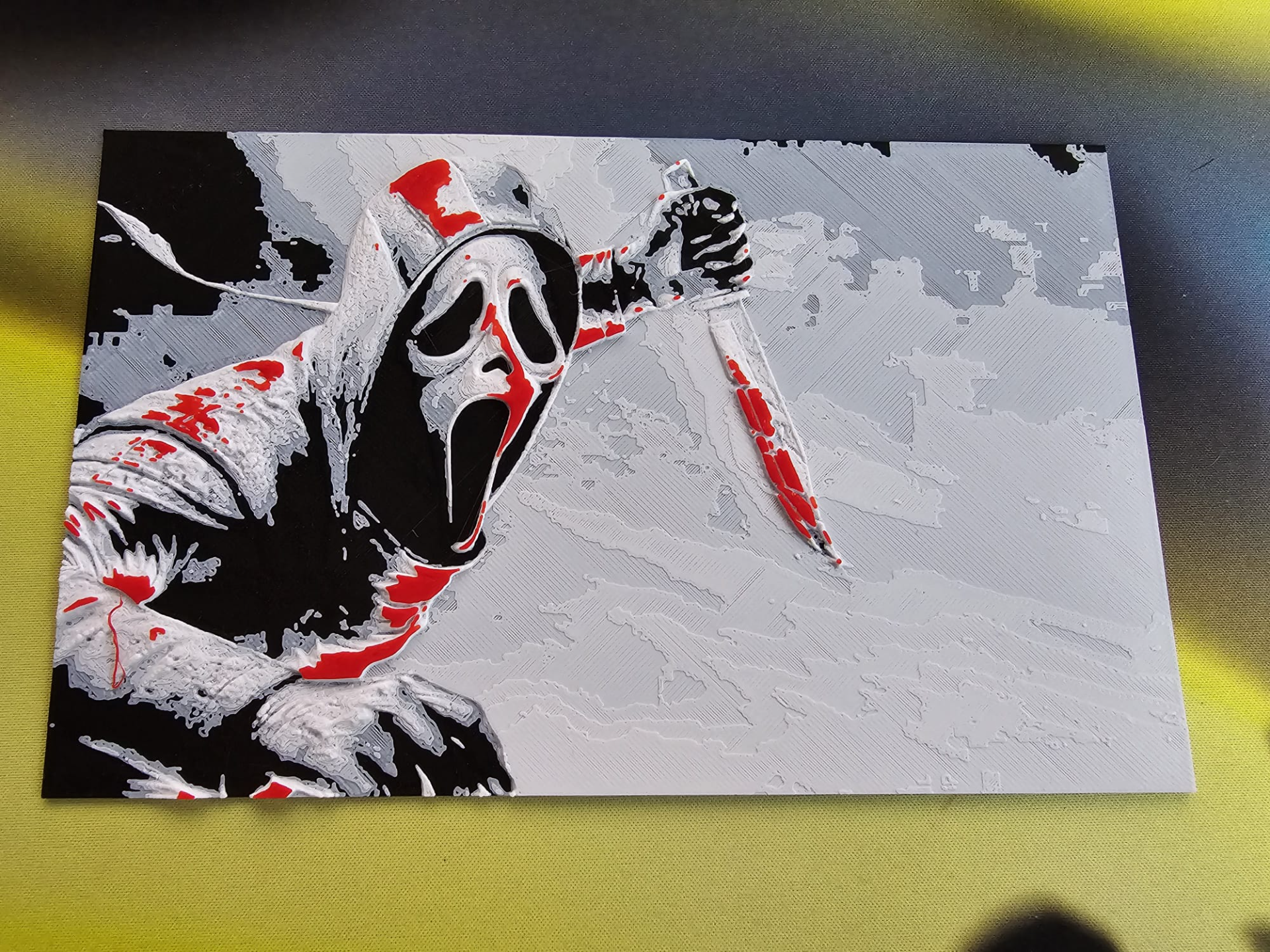 Ghostface Killer Scream hueforge