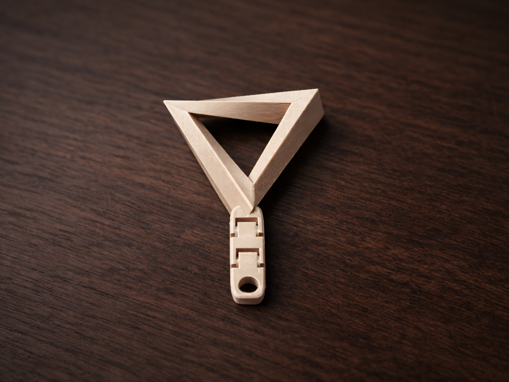The Impossible Triangle Keychain