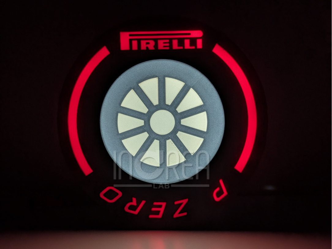 F1 Wheel Lightbox LED Lamp