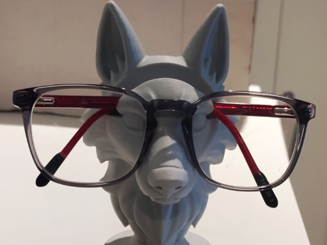 porte-lunettes loup